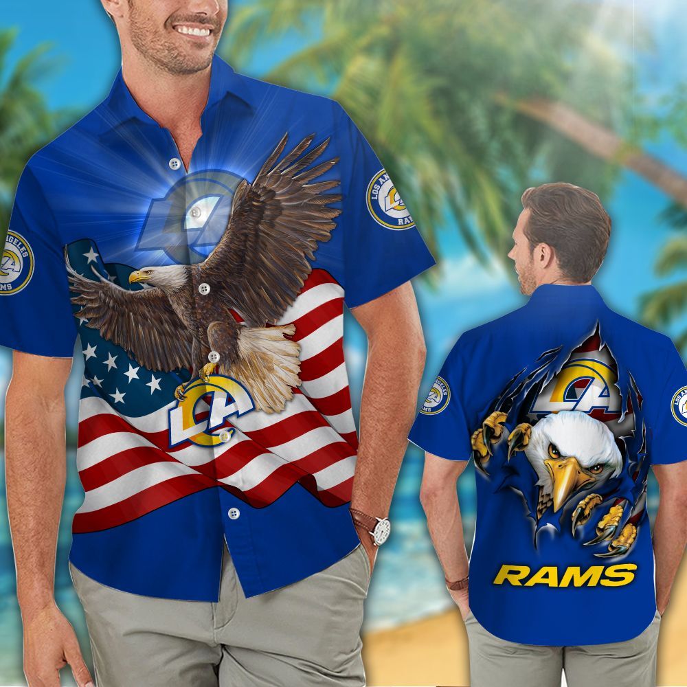 Los Angeles Rams Hawaiian Shirts NFL – Premium Hawaiian Shirts 907