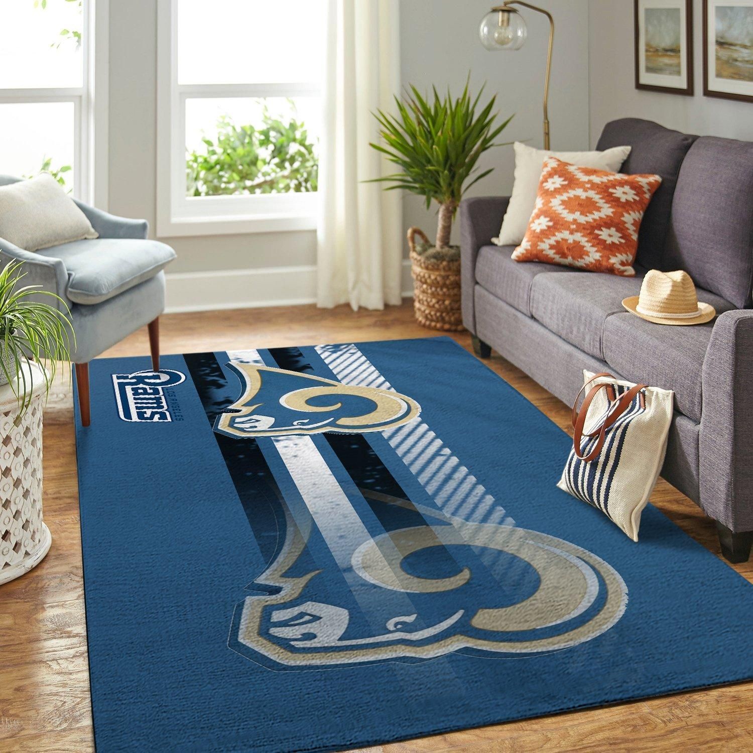 Los Angeles Rams Living Room Area Rectangle Rug