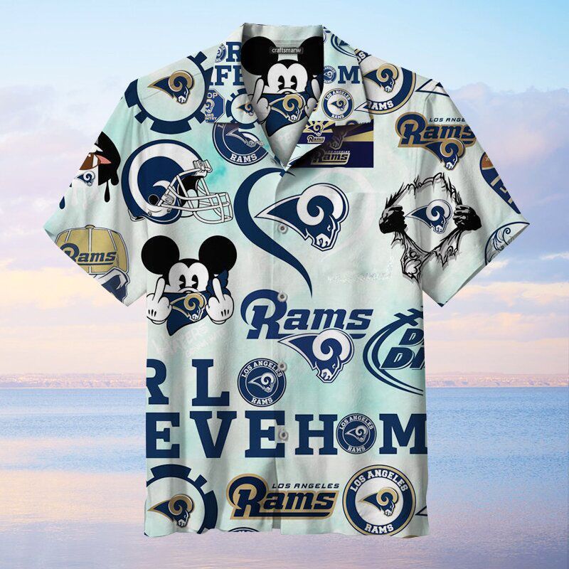 Los Angeles Rams NFL – Premium Hawaiian Shirt – Gift For Sports Lovers