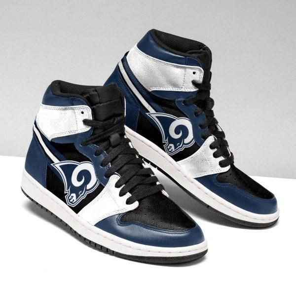 Los Angeles Rams Nfl football team Air Sneakers Sneakers Sport Sneakers High Top Air Jordan Sneaker, Air Jordan Hightop