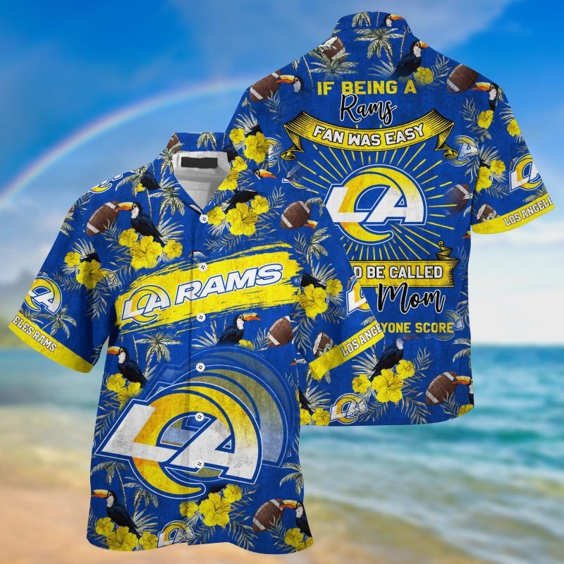 Los Angeles Rams NFL Summer – Hawaii Shirt For This Season – Gift For Sport Lovers Sporty Mom Lets Everyone Score