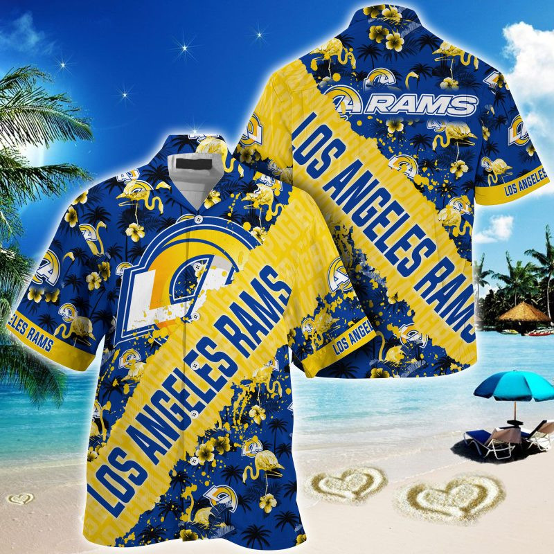 Los Angeles Rams NFL Trending Summer – Hawaii Shirt For This Season – Gift For Sport Lovers With Tropical Patterns