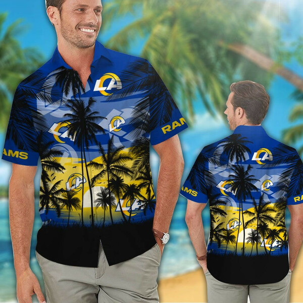 Los Angeles Rams Tropical Hawaiian Shirt