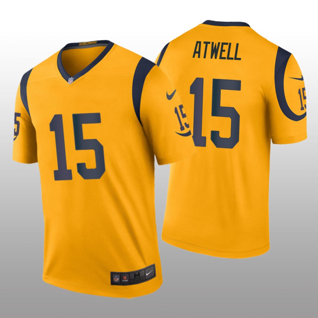 Los Angeles Rams Tutu Atwell Gold Jersey Color Rush Legend - Men's