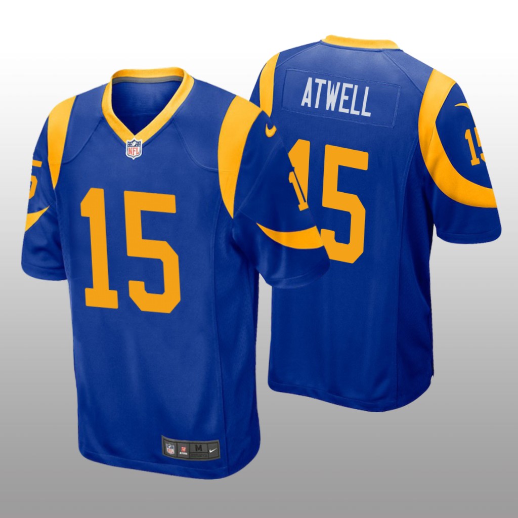 Los Angeles Rams Tutu Atwell Royal Jersey Game - Men's
