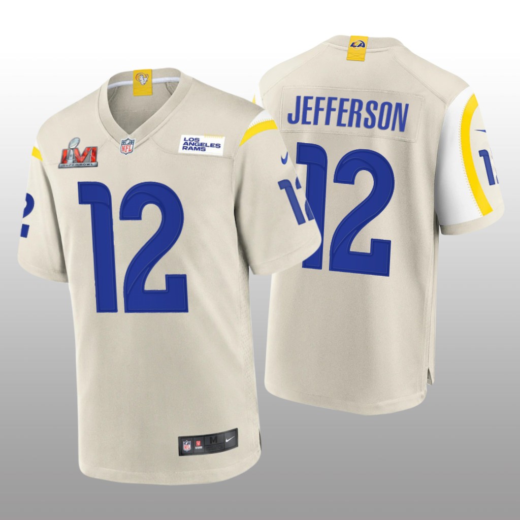 Los Angeles Rams Van Jefferson Bone Game Jersey Super Bowl LVI - Men's