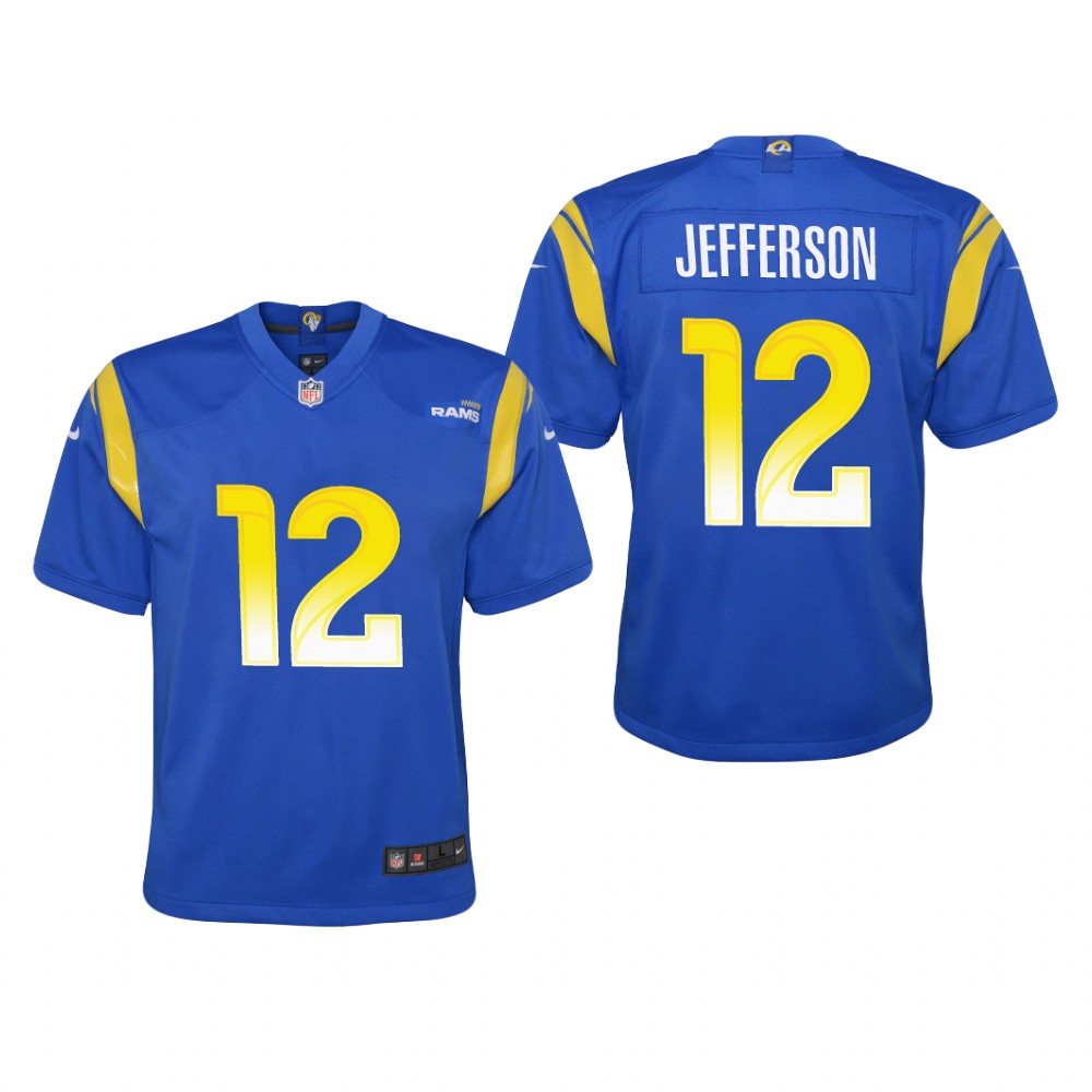 Los Angeles Rams Van Jefferson Royal Jersey Game - Youth