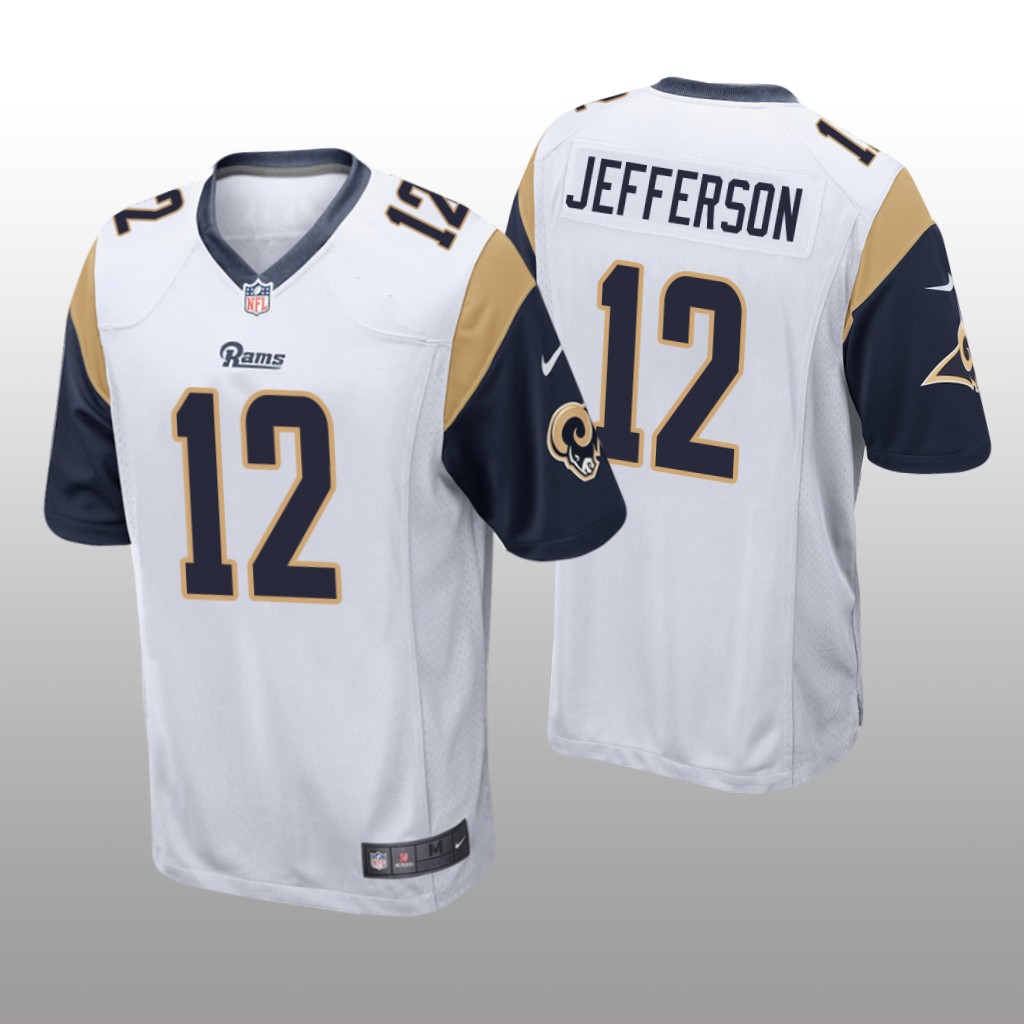 Los Angeles Rams White 2020 NFL Draft Van Jefferson Game Jersey