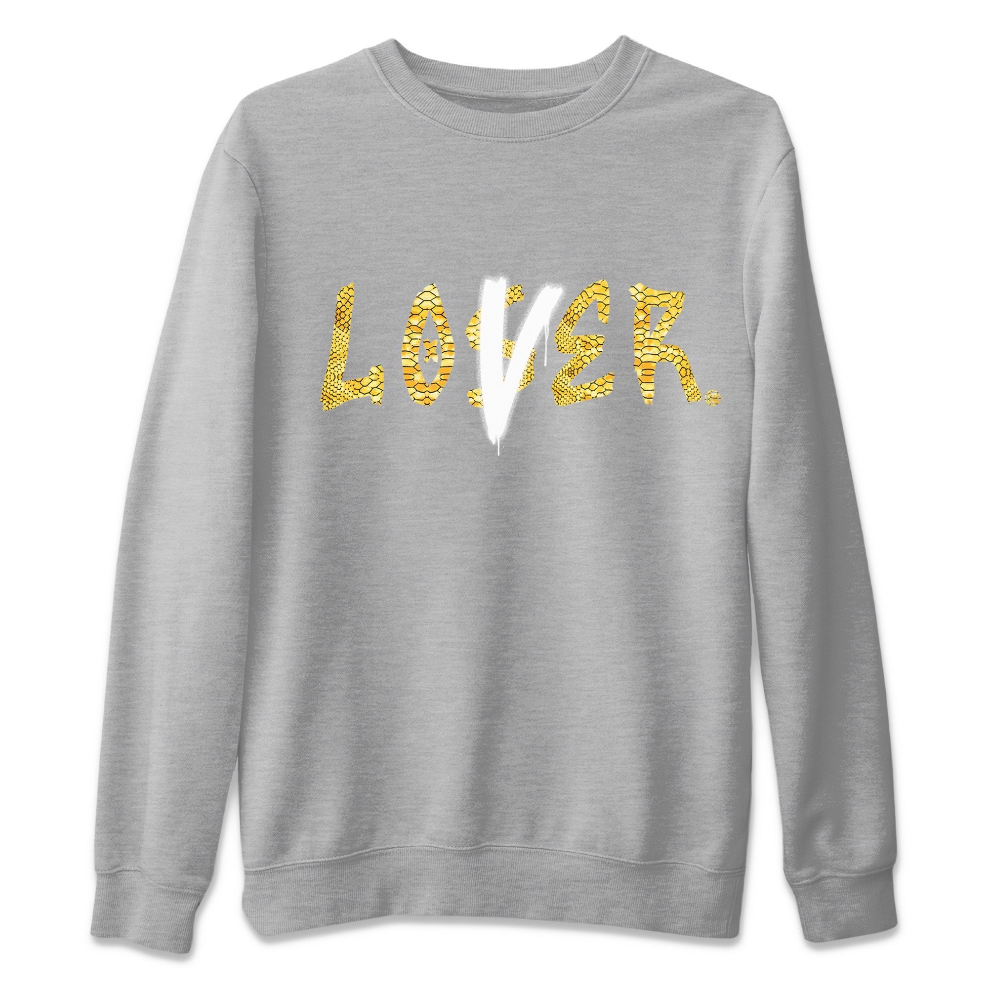 Loser Lover Unisex Sweater – Air Jordan 11 Yellow Python, Sneakers Matching Sweater