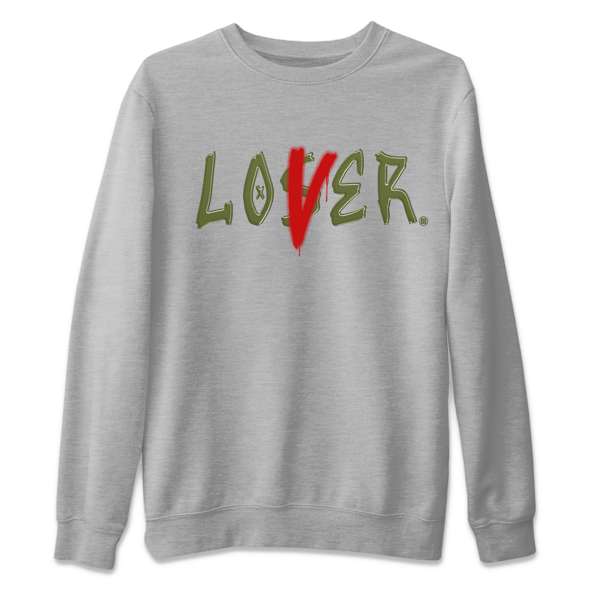Loser Lover Unisex Sweater – Air Jordan 1 Travis Scott Olive, Sneakers Matching Sweater