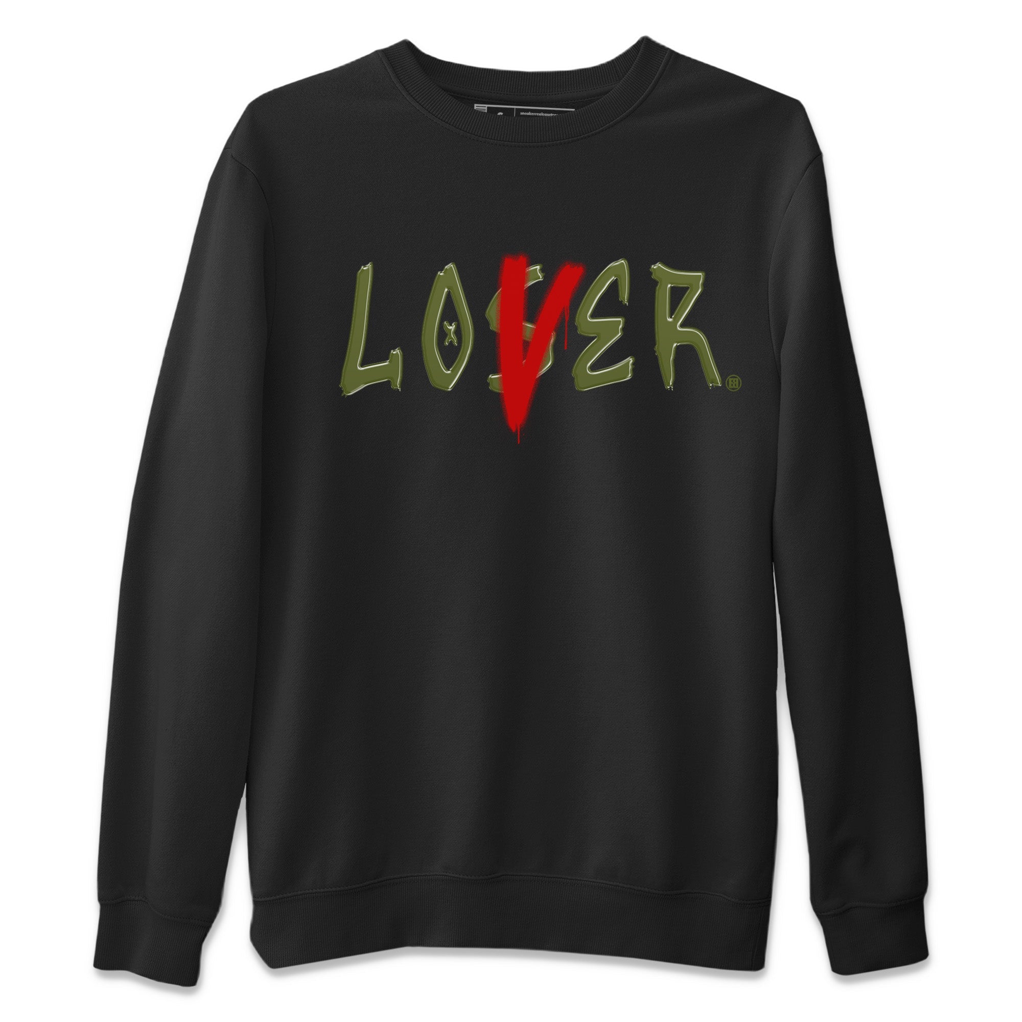 Loser Lover Unisex Sweater – Air Jordan 1 Travis Scott Olive, Sneakers Matching Sweater