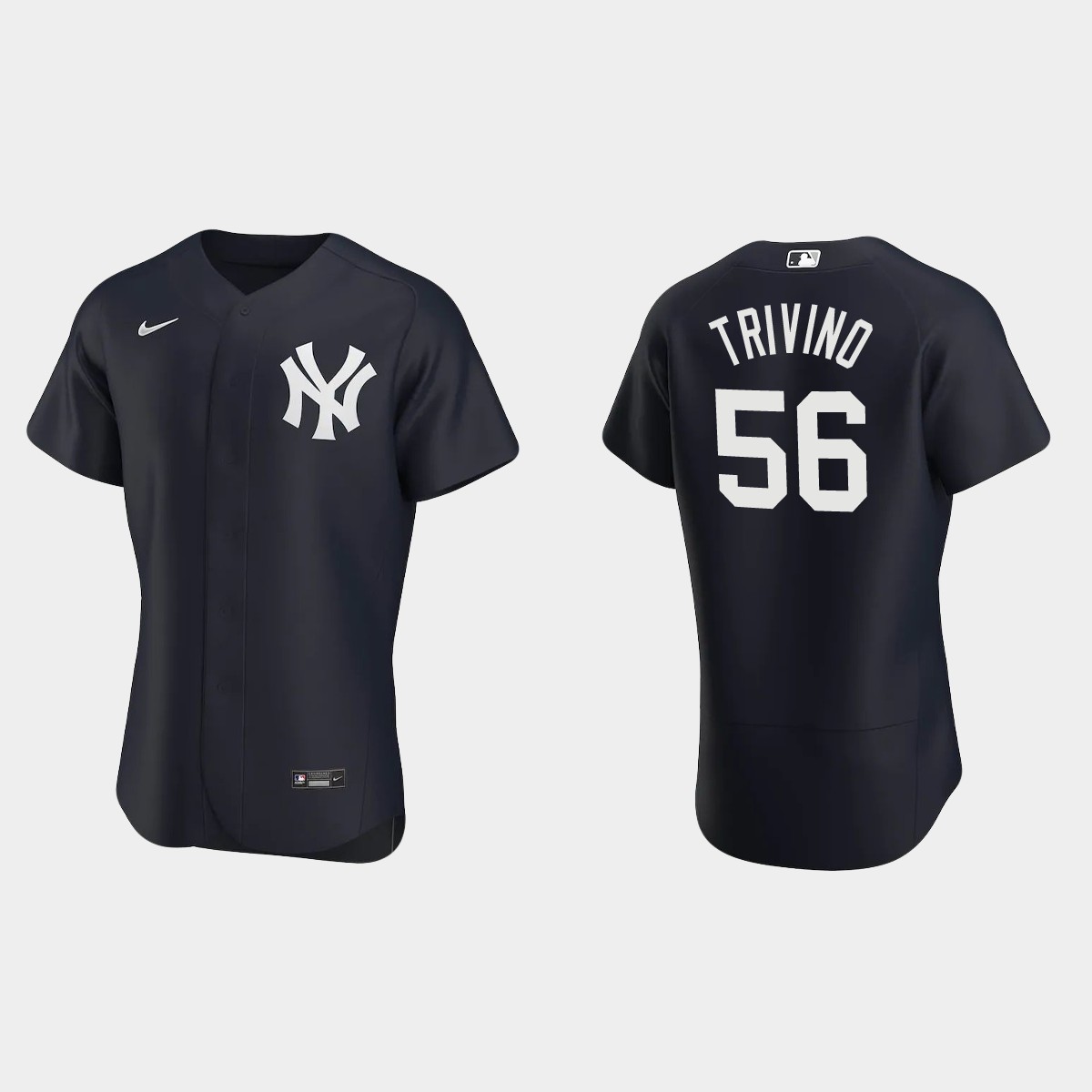 Lou Trivino New York Yankees Alternate Jersey - Navy