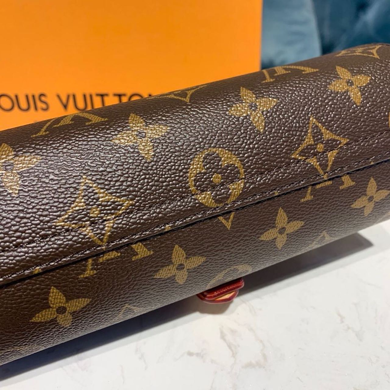 Louis Vuitton 3 Watch Case Monogram Canvas For Women, Travel Bags 7.9in/20cm LV