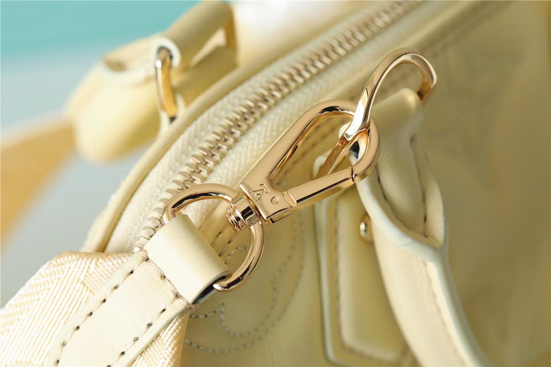 Louis Vuitton Alma BB Banana Yellow For Women, Women’s Handbags, Shoulder And Crossbody Bags 9.6in/25cm