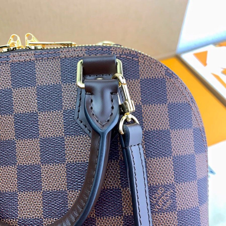 Louis Vuitton Alma BB Damier Ebene Canvas For Women, Women’s Handbags, Shoulder And Crossbody Bags 9.3in/23.5cm