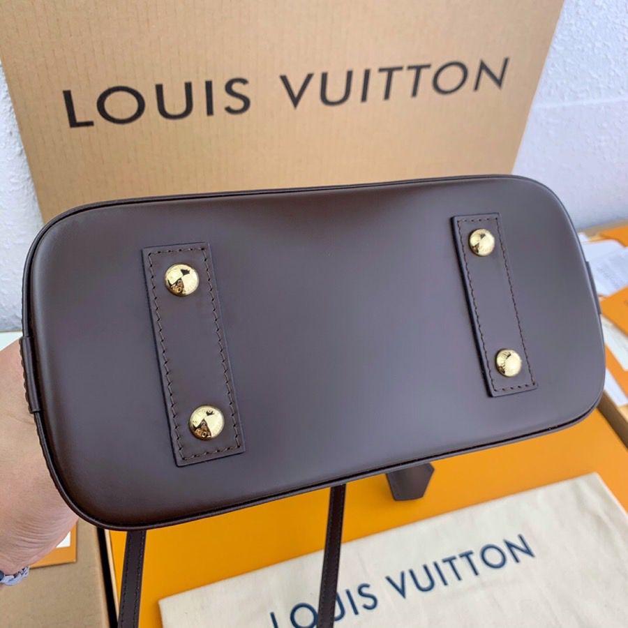 Louis Vuitton Alma BB Damier Ebene Canvas For Women, Women’s Handbags, Shoulder And Crossbody Bags 9.3in/23.5cm