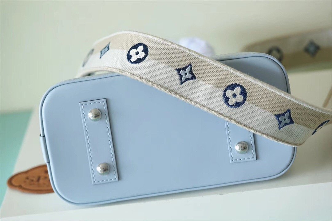Louis Vuitton Alma BB Epi Light Blue For Women, Women’s Handbags, Shoulder And Crossbody Bags 23.5cm/9.3in LV