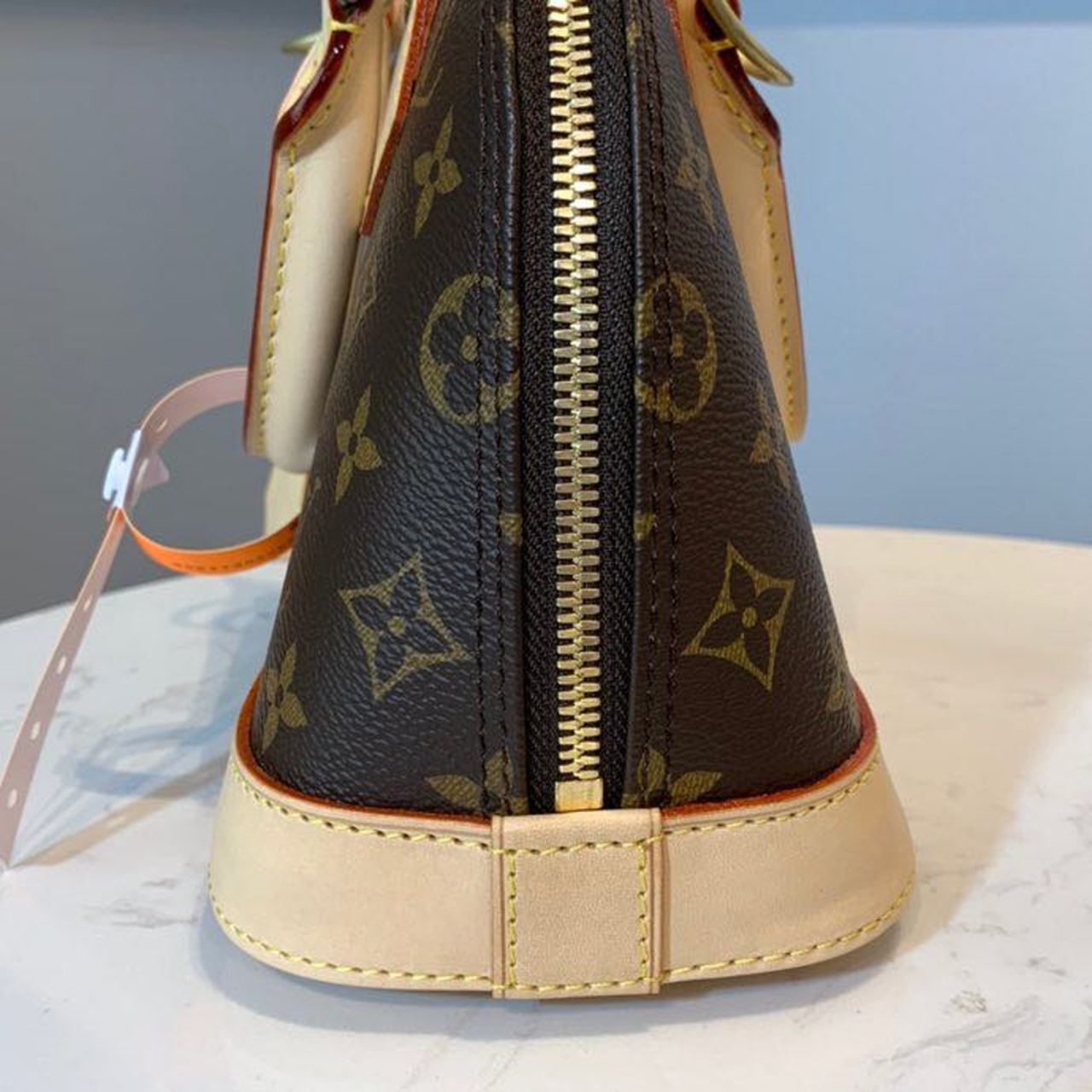 Louis Vuitton Alma BB Monogram Canvas Beige For Women, Women’s Handbags, Shoulder And Crossbody Bags 9.2in/23.5cm
