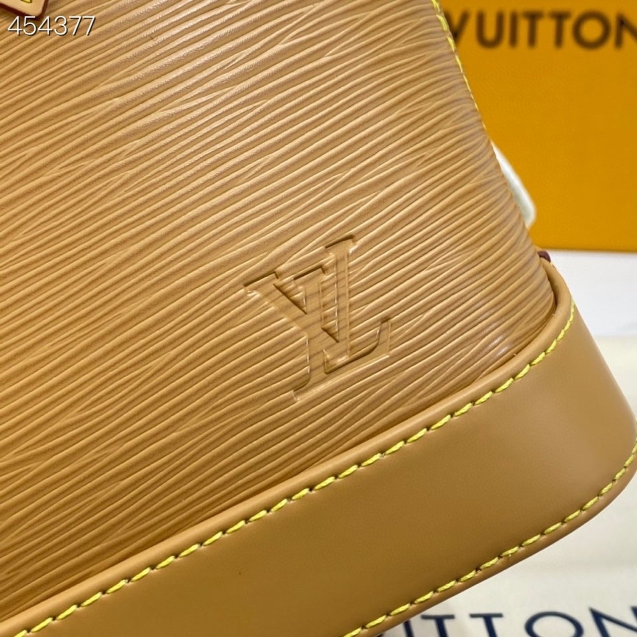 Louis Vuitton Alma BB Sunflower Yellow For Women, Women’s Handbags, Shoulder And Crossbody Bags 9.3in/23.5cm