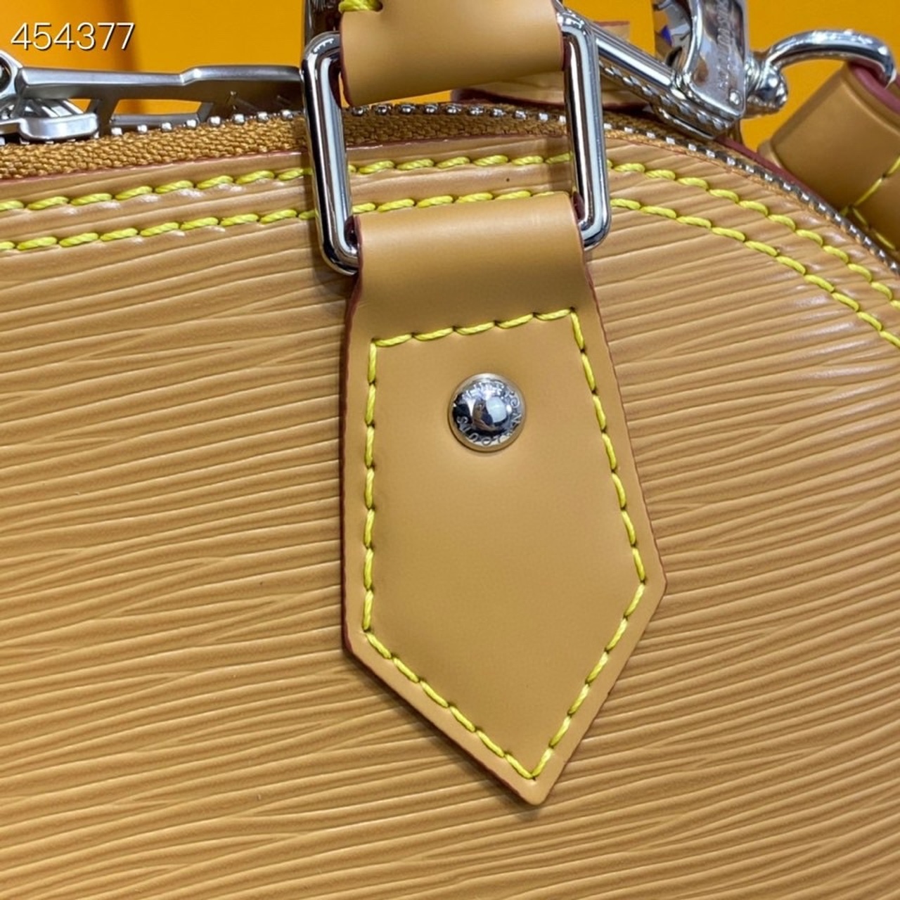 Louis Vuitton Alma BB Sunflower Yellow For Women, Women’s Handbags, Shoulder And Crossbody Bags 9.3in/23.5cm
