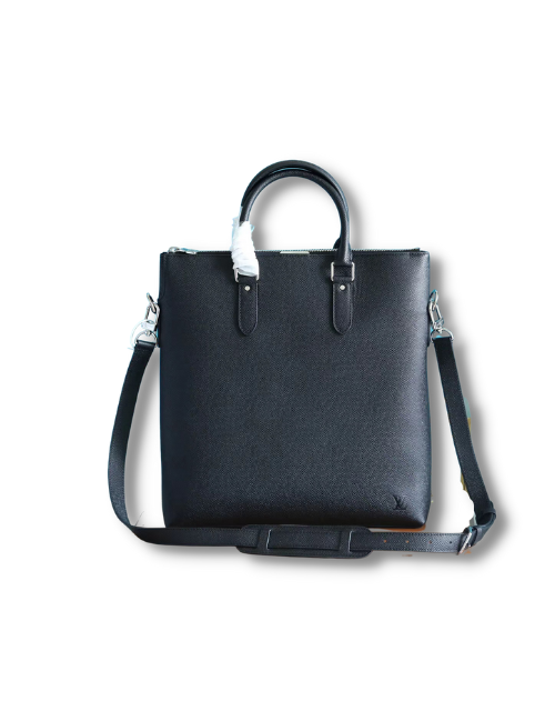 Louis Vuitton Anton Tote Shoulder Bag Black For Men 15.4in/39cm