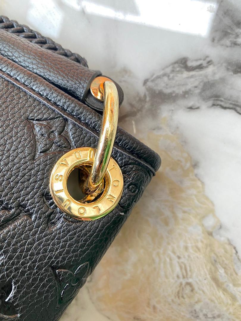 Louis Vuitton Artsy MM Monogram Empreinte Black For Women, Women’s Handbags, Shoulder Bags 16.1in/41cm
