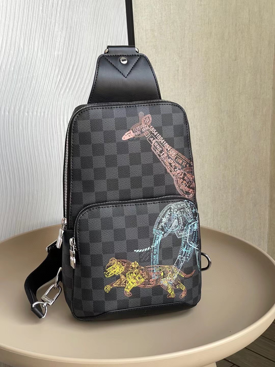 Louis Vuitton Avenue Sling Bag Damier Graphite For Men, Men’s Bags, Crossbody Bags 12.2in/31cm