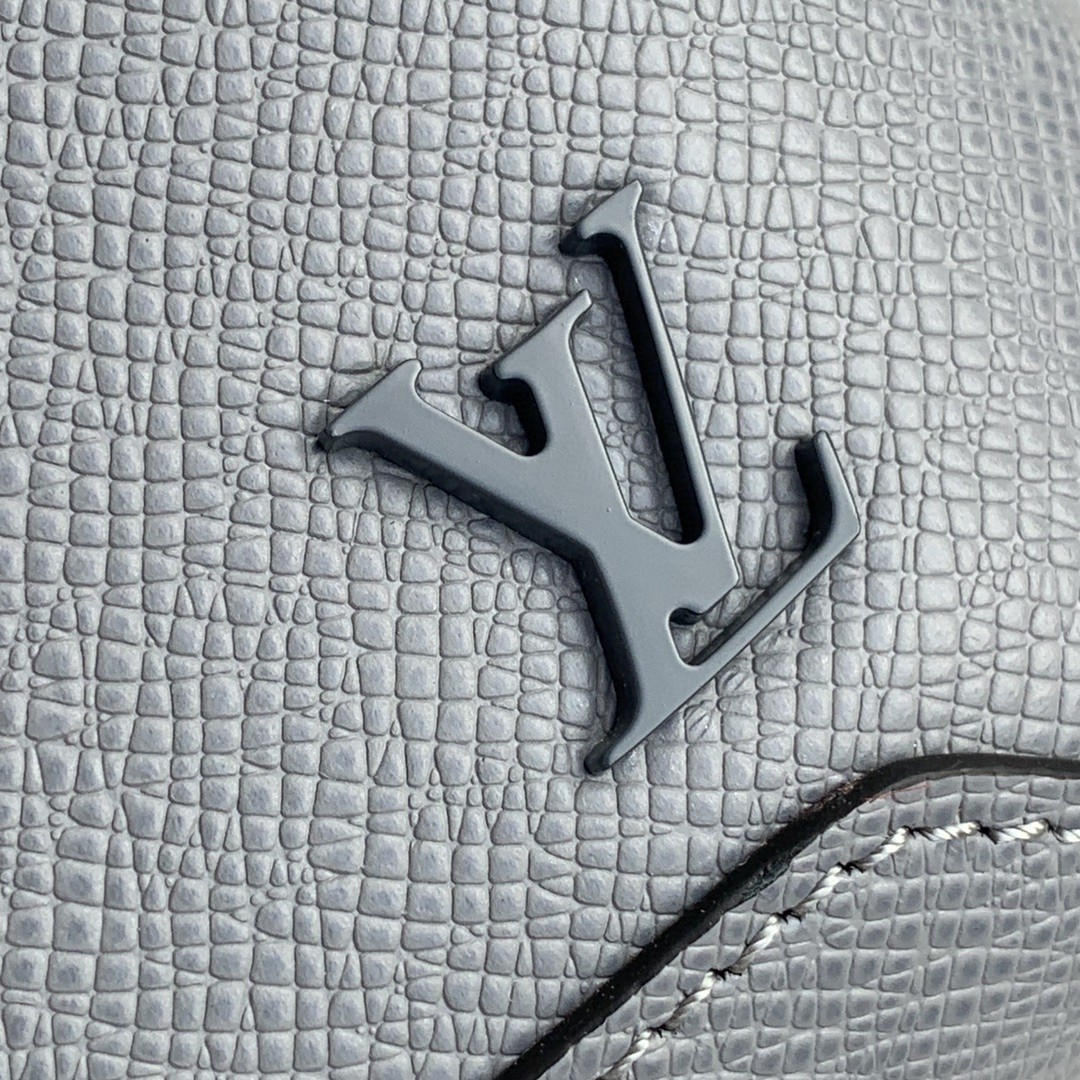 Louis Vuitton Avenue Sling Bag Taiga Grey For Men, Men’s Bags, Crossbody Bags 12.2in/31cm