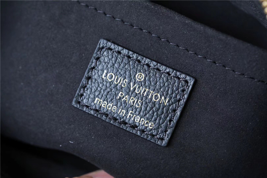 Louis Vuitton Bagatelle Monogram Empreinte Black For Women, Women’s Handbags, Shoulder And Crossbody Bags 22cm/8.7in