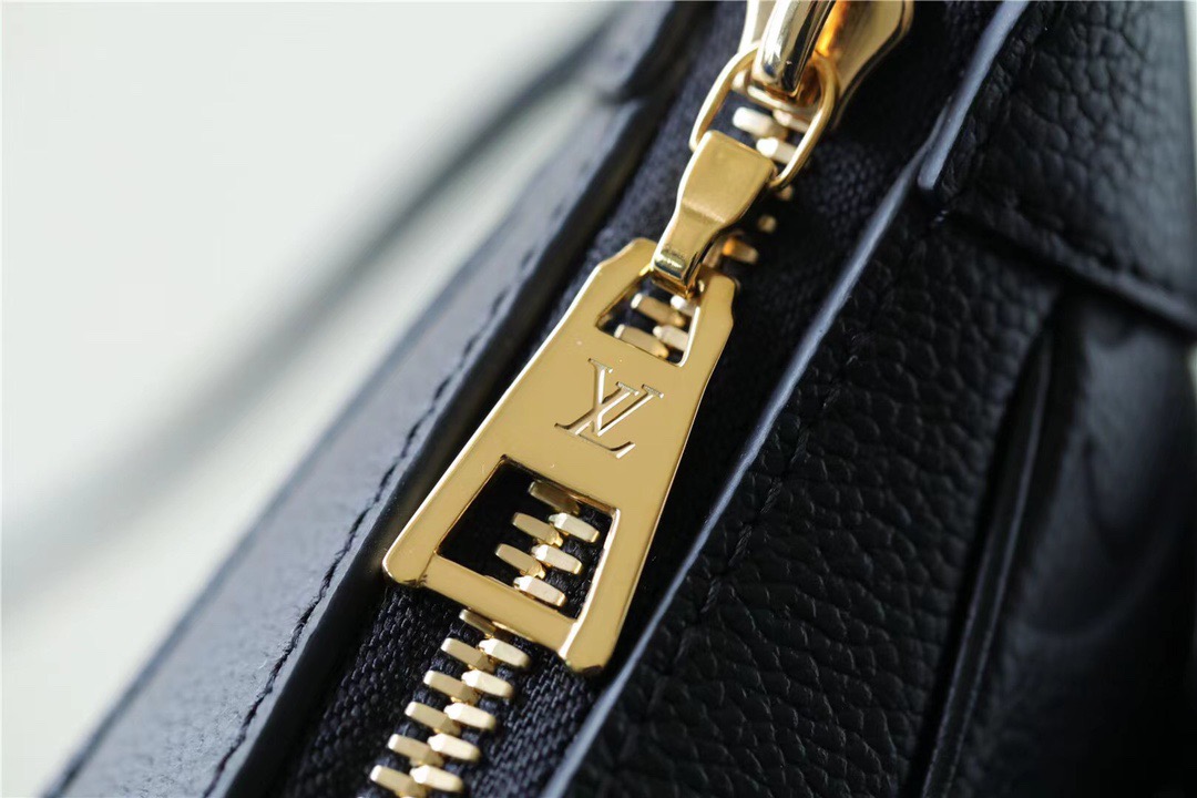 Louis Vuitton Bagatelle Monogram Empreinte Black For Women, Women’s Handbags, Shoulder And Crossbody Bags 22cm/8.7in