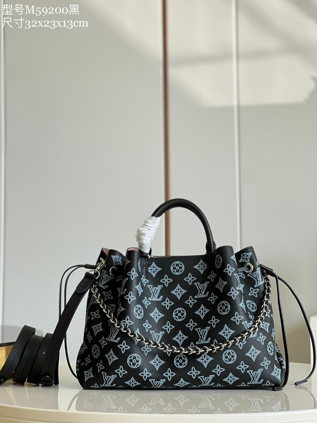 Louis Vuitton Bella Bucket Bag Black For Women, Women’s Handbags, Shoulder Bags And Crossbody Bags 12.6in/32cm LV