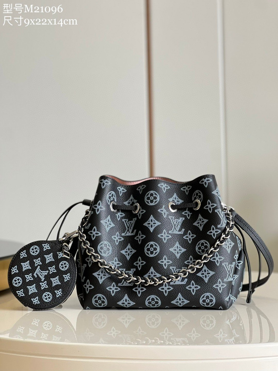 Louis Vuitton Bella Bucket Bag Black For Women, Women’s Handbags, Shoulder Bags And Crossbody Bags 8.7in/22cm