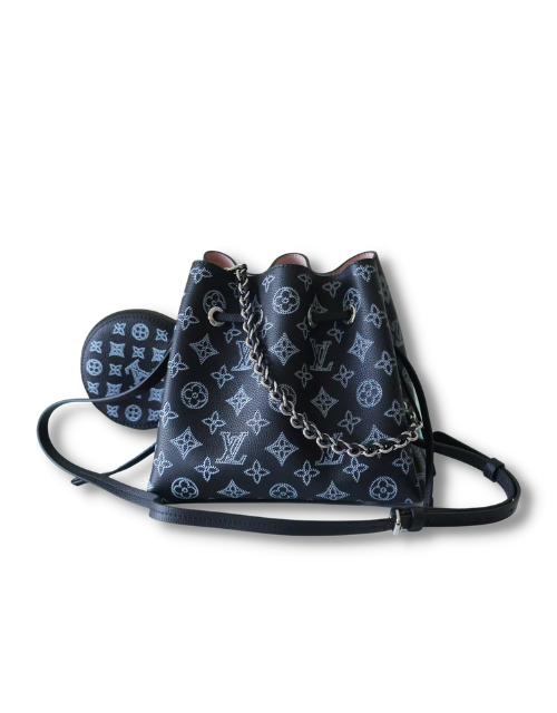 Louis Vuitton Bella Monogram Pattern Black For Women 8.4in/22cm