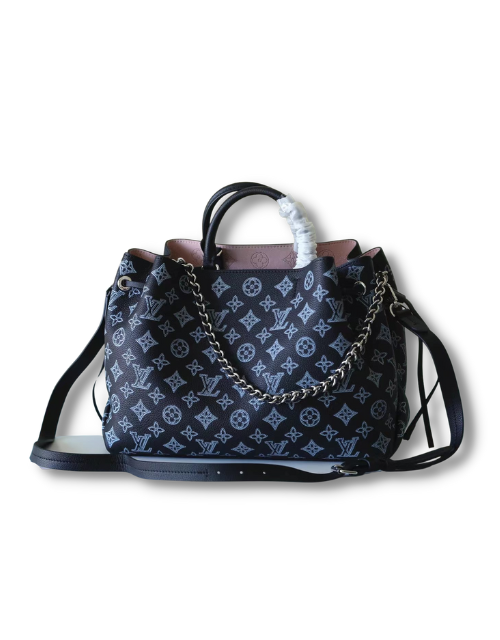 Louis Vuitton Bella Tote Monogram Pattern Black For Women 8.4in/22cm