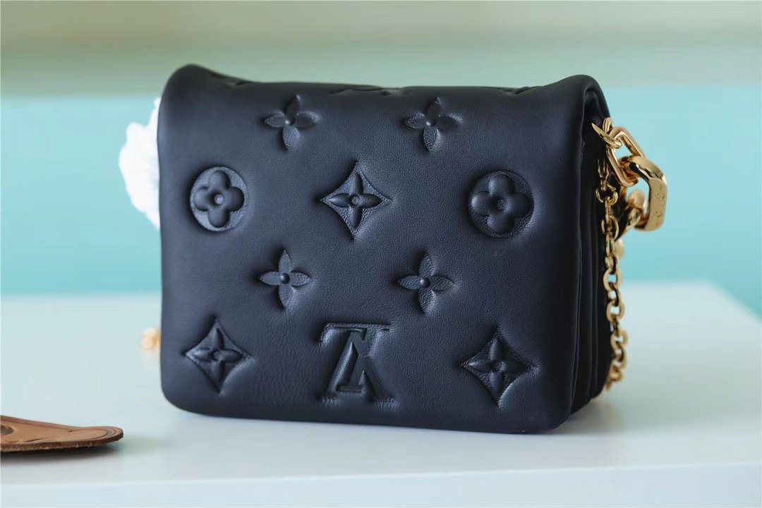 Louis Vuitton Beltbag Coussin Monogram Black For Women, Women’s Handbags, Shoulder And Crossbody Bags 5.1in/13cm LV