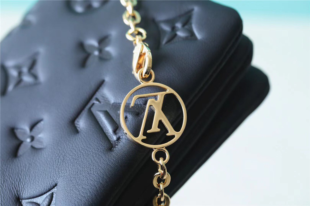 Louis Vuitton Beltbag Coussin Monogram Black For Women, Women’s Handbags, Shoulder And Crossbody Bags 5.1in/13cm LV