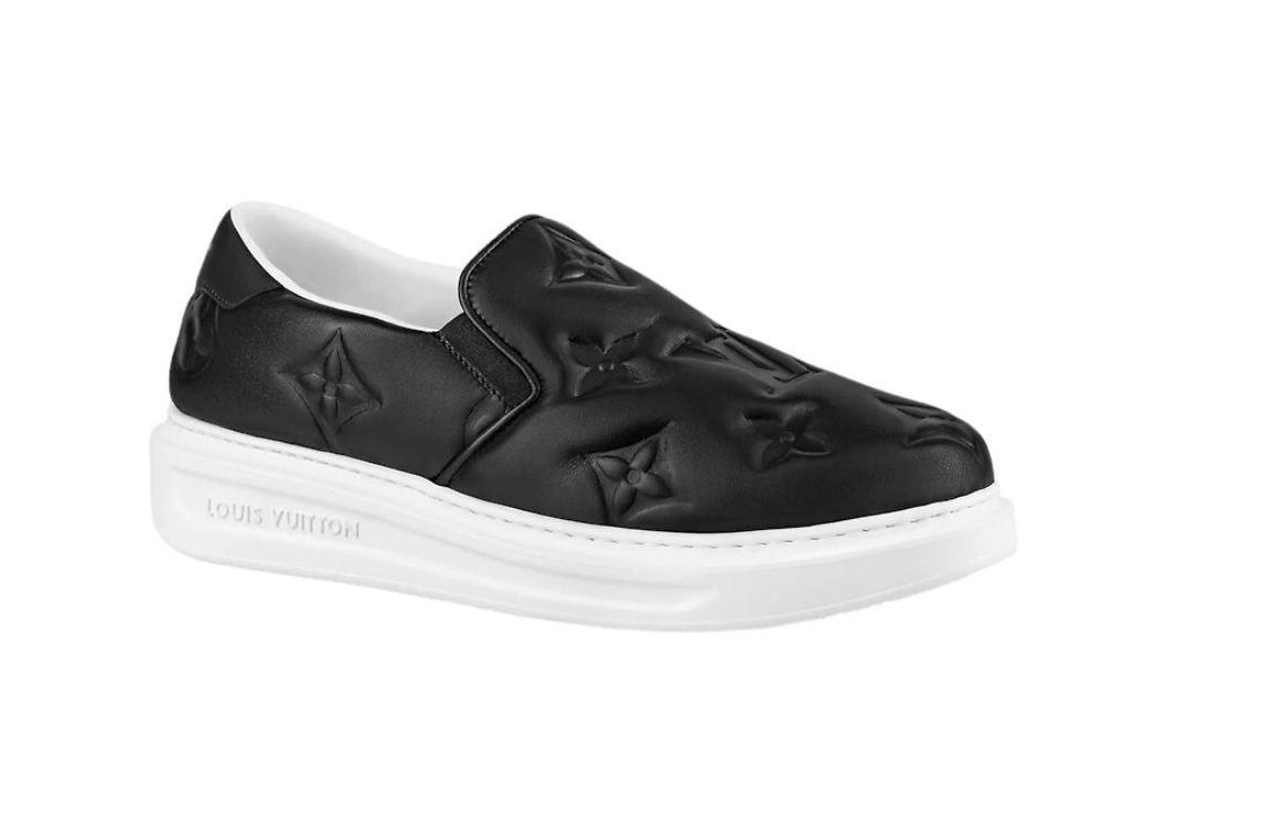 Louis Vuitton Beverly Hills Slip On Black For Men 1A9ZP1