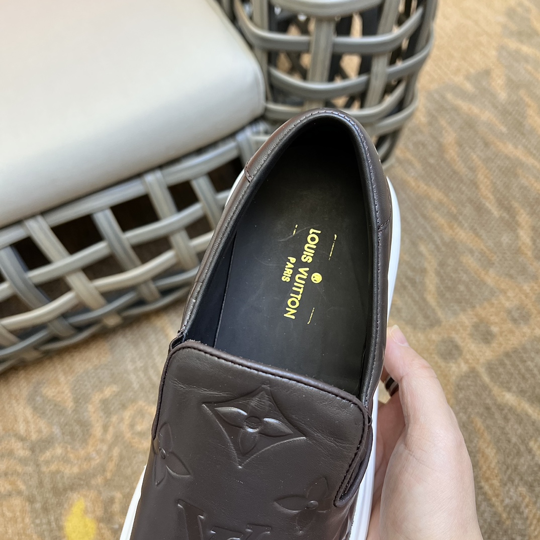 Louis Vuitton Beverly Hills Slip On Brown For Men