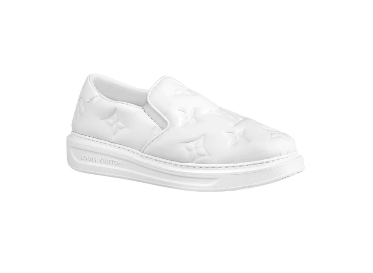 Louis Vuitton Beverly Hills Slip On White For Men 1AA7NQ