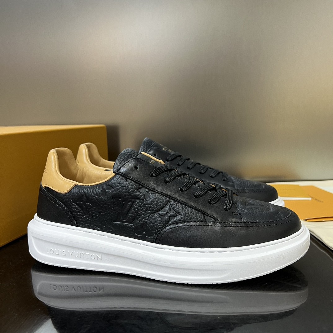 Louis Vuitton Beverly Hills Sneaker Black For Men 1A8V45
