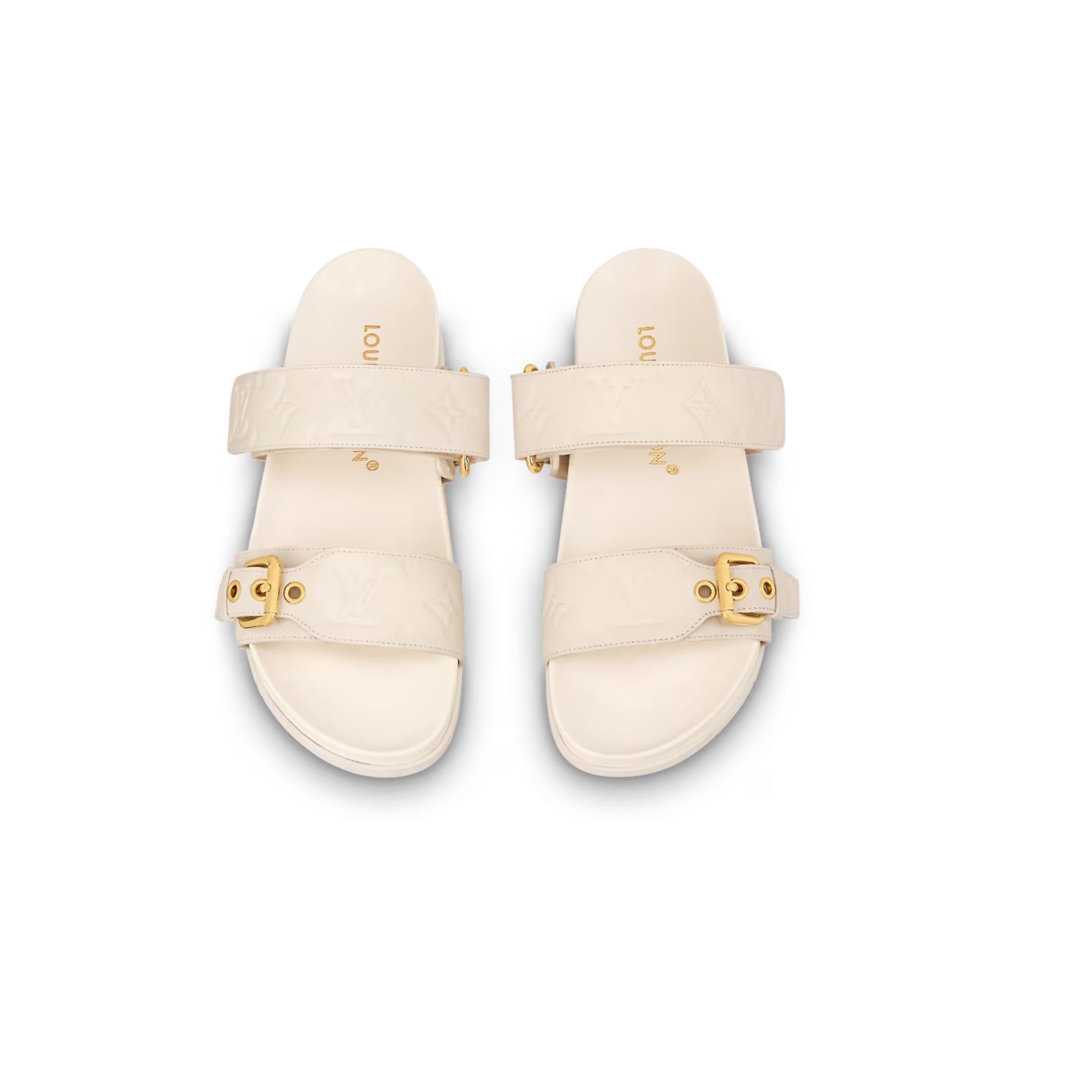Louis Vuitton Bom Dia Flat Comfort Mule Ivory For Women 1ABVO6
