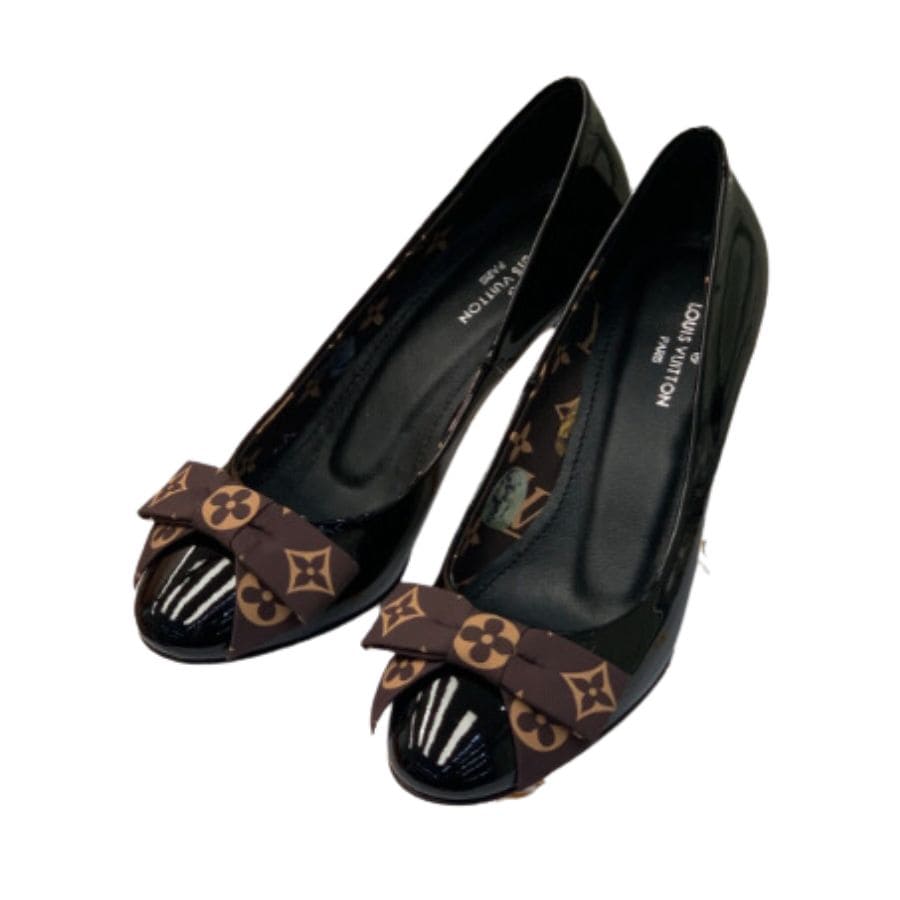 Louis Vuitton Bow LV Pumps Black For Women
