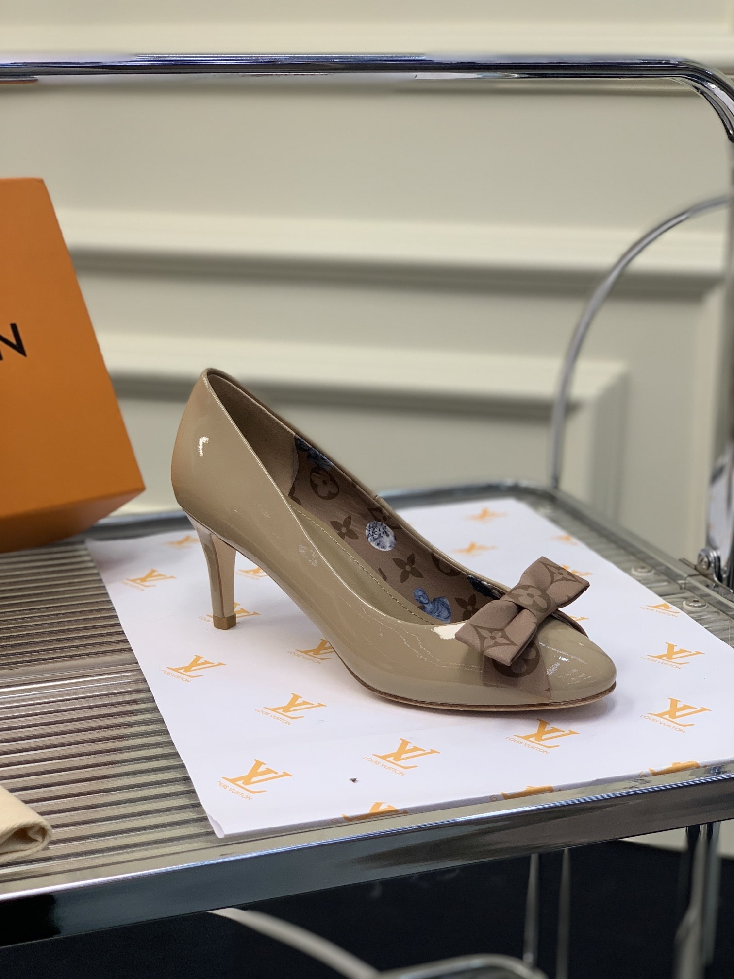 Louis Vuitton Bow LV Pumps Light Brown For Women