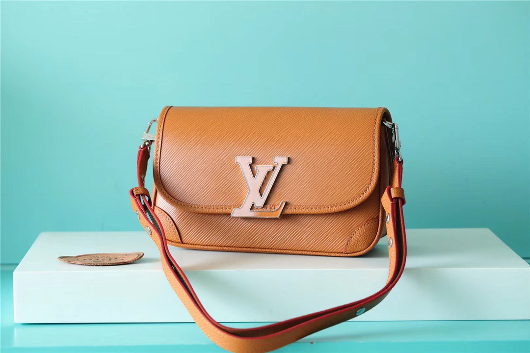 Louis Vuitton Buci Epi Gold Miel Brown For Women, Women’s Handbags, Shoulder And Crossbody Bags 24.5cm/9.6in