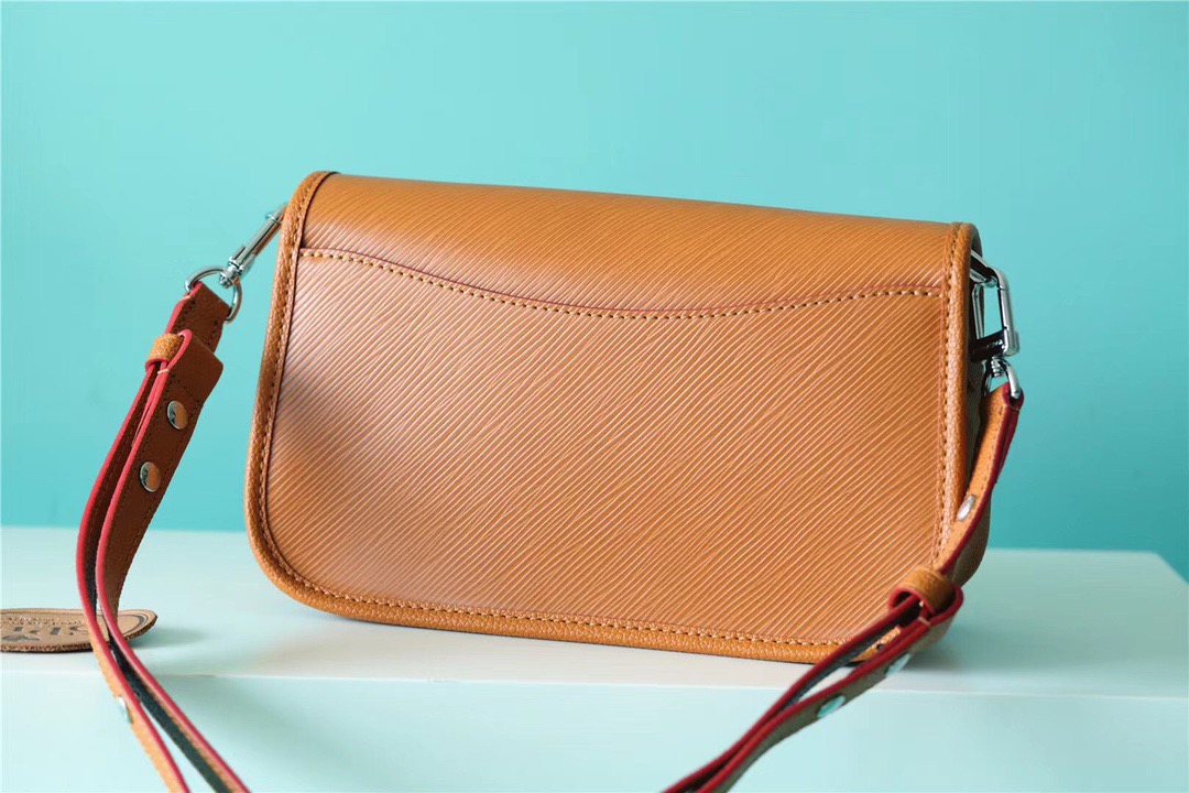 Louis Vuitton Buci Epi Gold Miel Brown For Women, Women’s Handbags, Shoulder And Crossbody Bags 24.5cm/9.6in