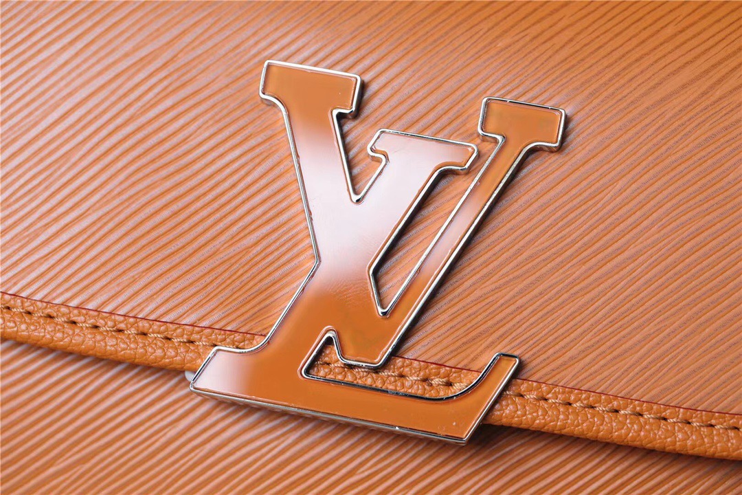 Louis Vuitton Buci Epi Gold Miel Brown For Women, Women’s Handbags, Shoulder And Crossbody Bags 24.5cm/9.6in