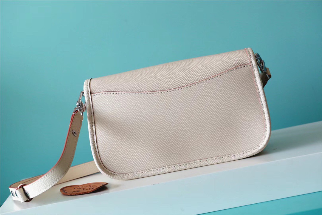 Louis Vuitton Buci Epi Quartz White For Women, Women’s Handbags, Shoulder And Crossbody Bags 24.5cm/9.6in