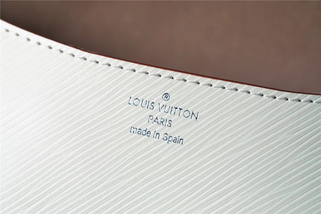 Louis Vuitton Buci Epi Quartz White For Women, Women’s Handbags, Shoulder And Crossbody Bags 24.5cm/9.6in