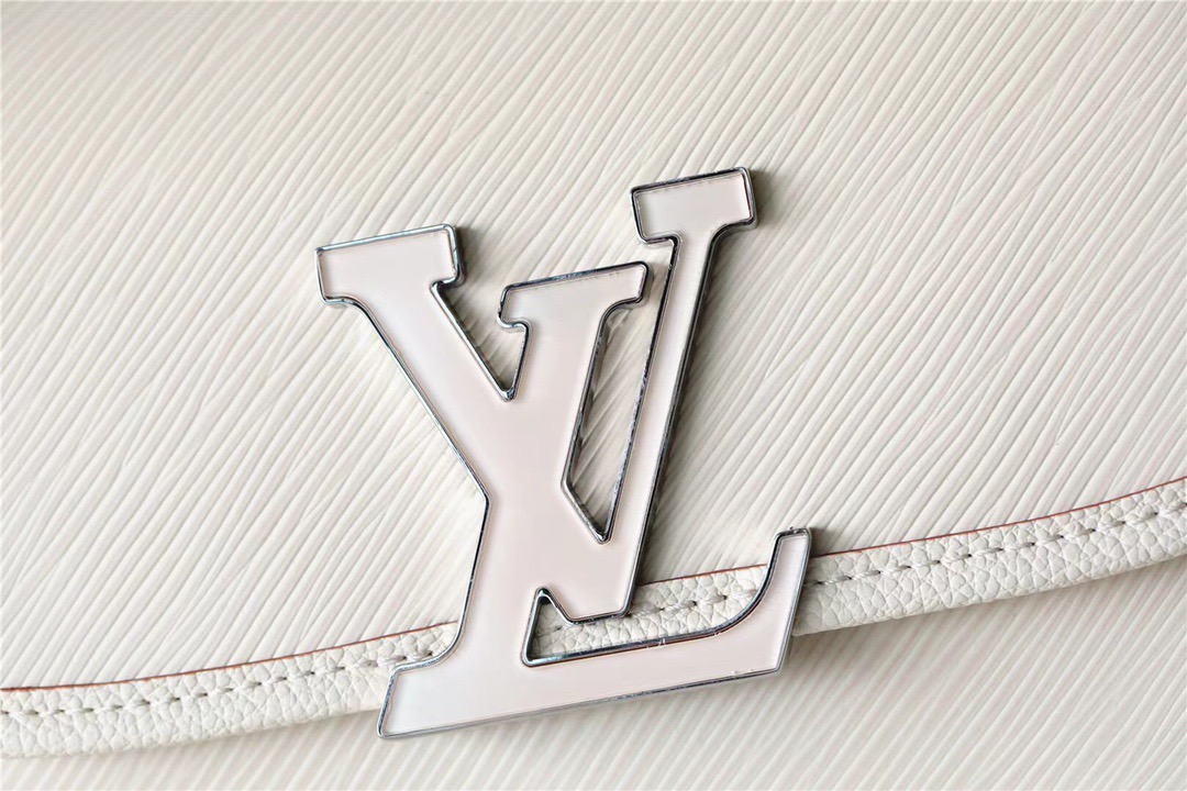Louis Vuitton Buci Epi Quartz White For Women, Women’s Handbags, Shoulder And Crossbody Bags 24.5cm/9.6in