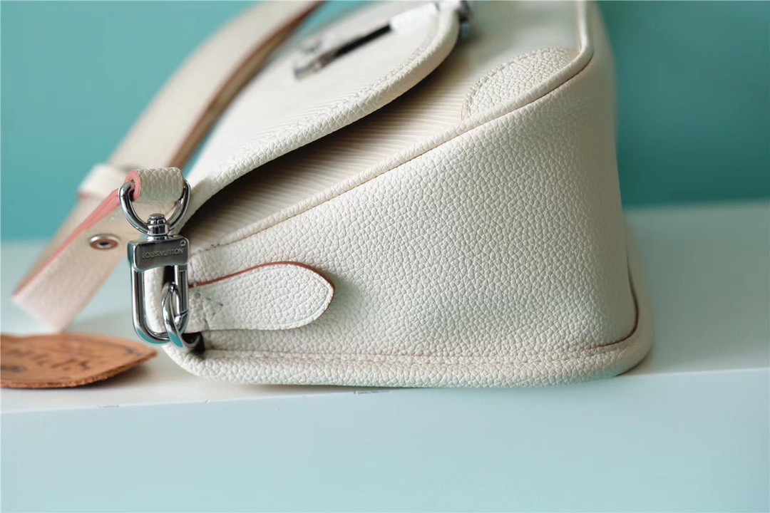 Louis Vuitton Buci Epi Quartz White For Women, Women’s Handbags, Shoulder And Crossbody Bags 24.5cm/9.6in